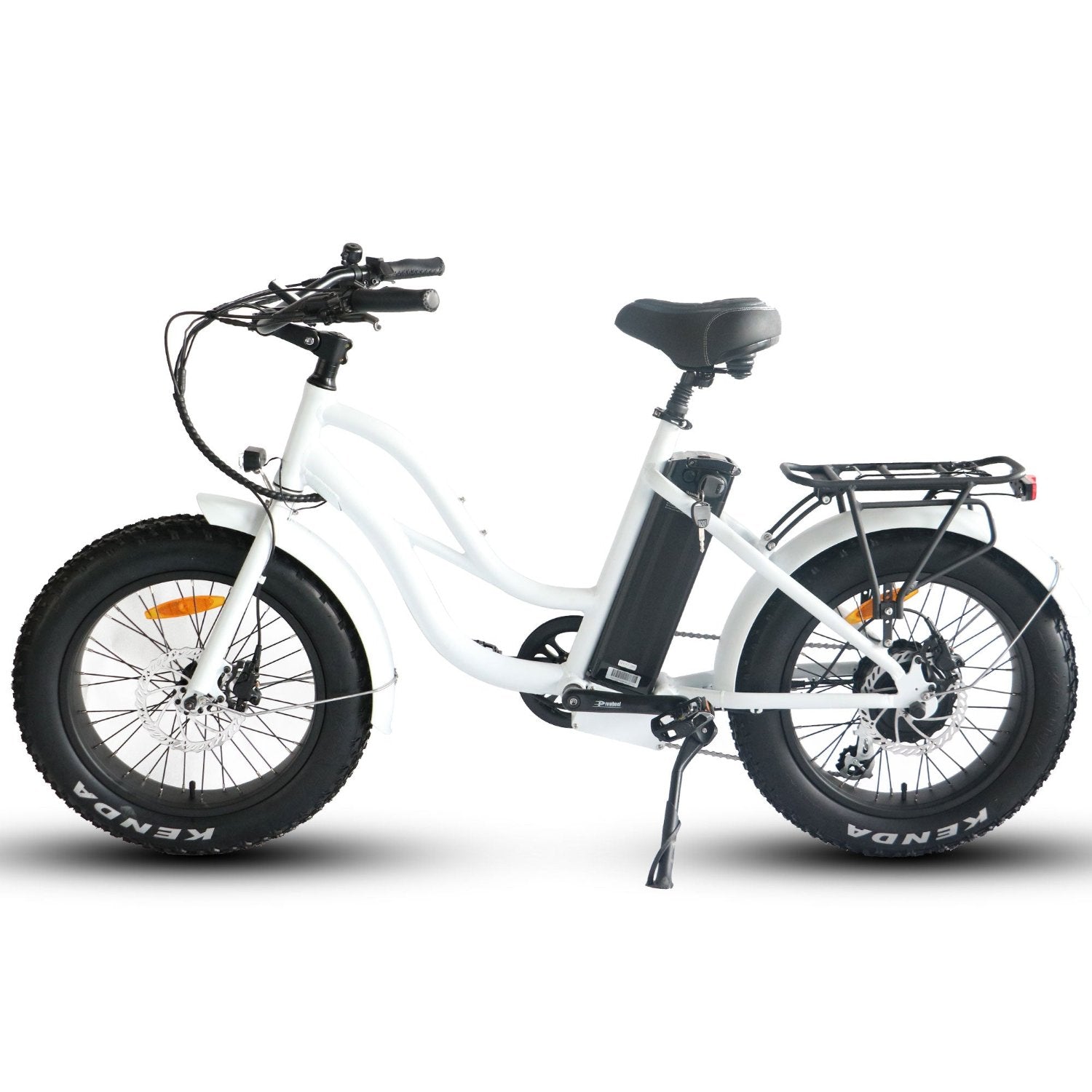 Coastal Cruiser Step-Thru Mini Electric Bike | 750W, 52V/17Ah, 20x4