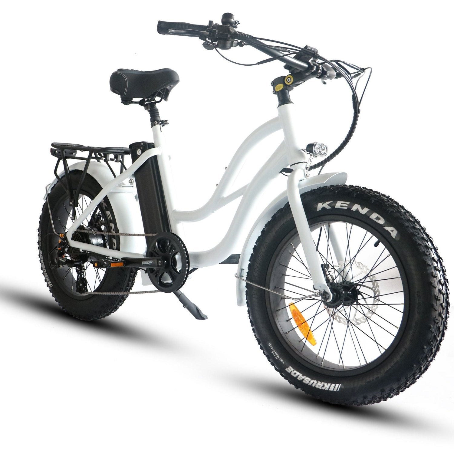 Coastal Cruiser Step-Thru Mini Electric Bike | 750W, 52V/17Ah, 20x4