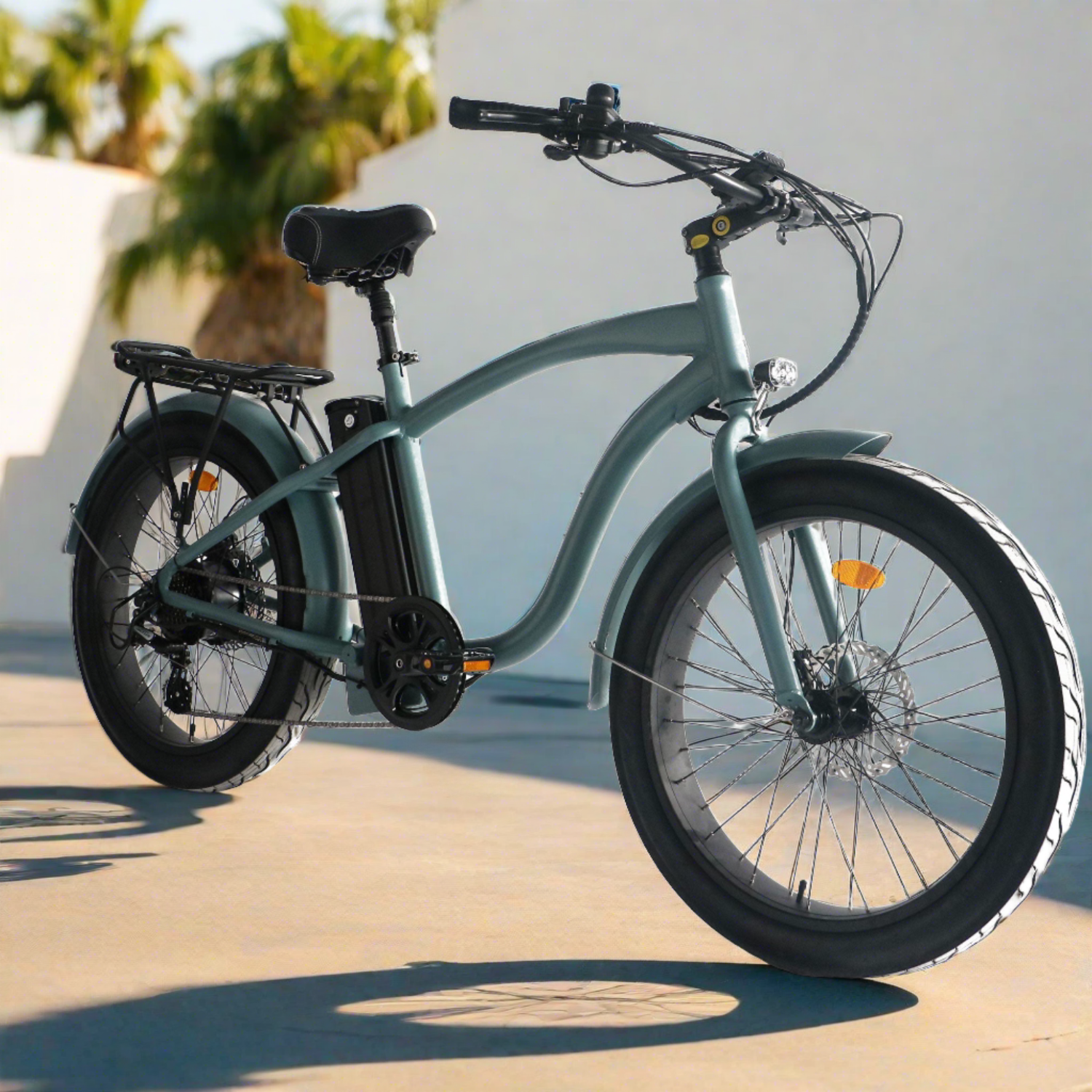 Coastal Cruiser Step-Over Electric Bike | 750W, 52V/17Ah, 24x3