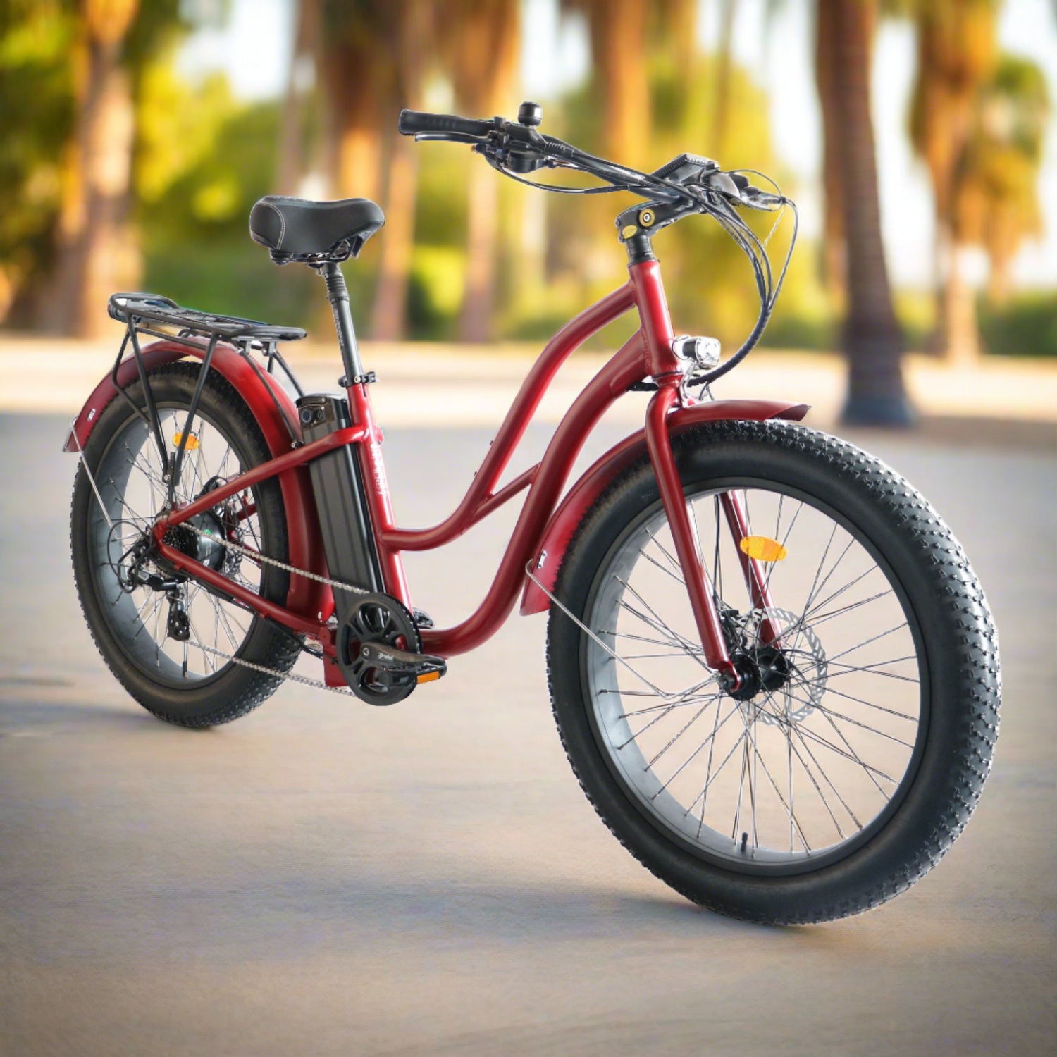 Coastal Cruiser Step-Thru Electric Bike | 750W, 52V/21Ah, 26x4