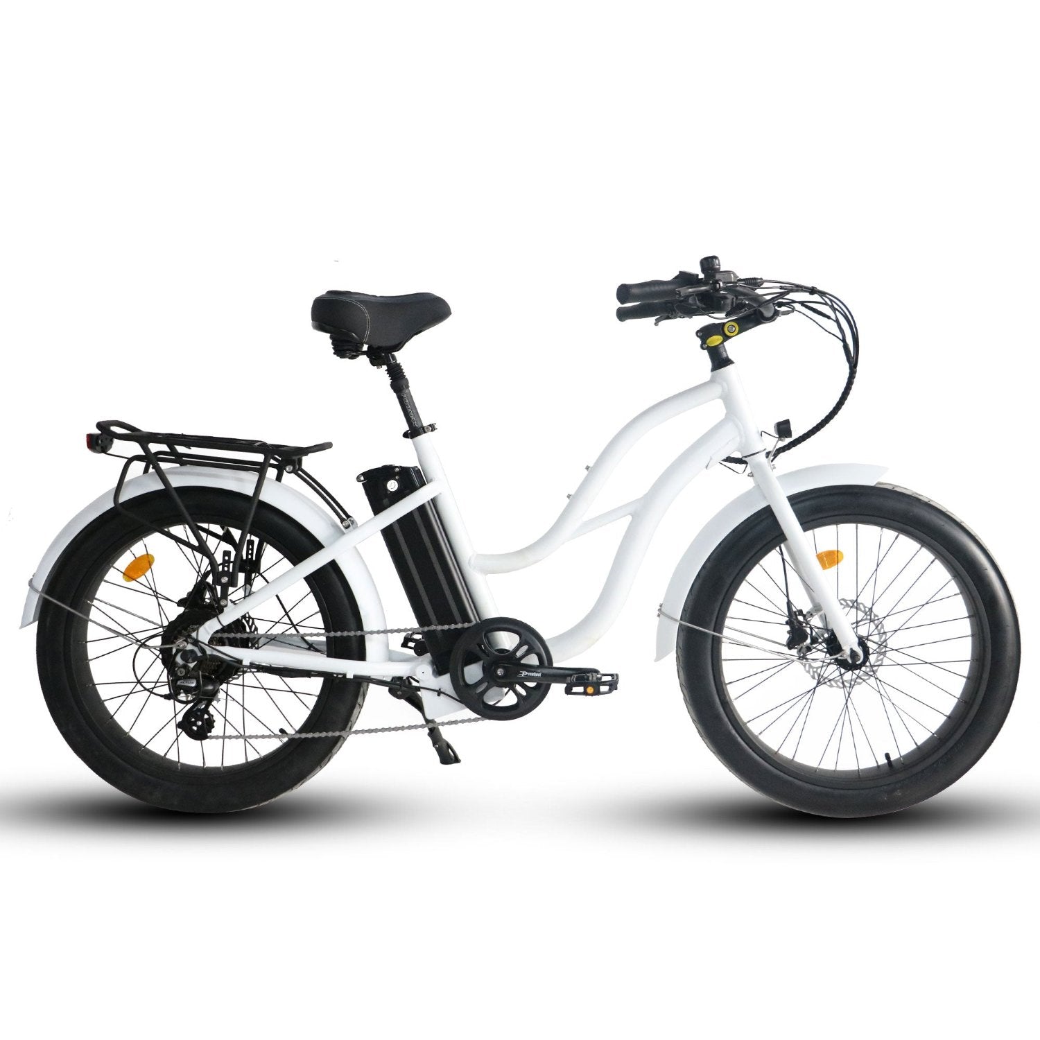 Coastal Cruiser Step-Thru Electric Bike | 750W, 52V/17Ah, 24x3