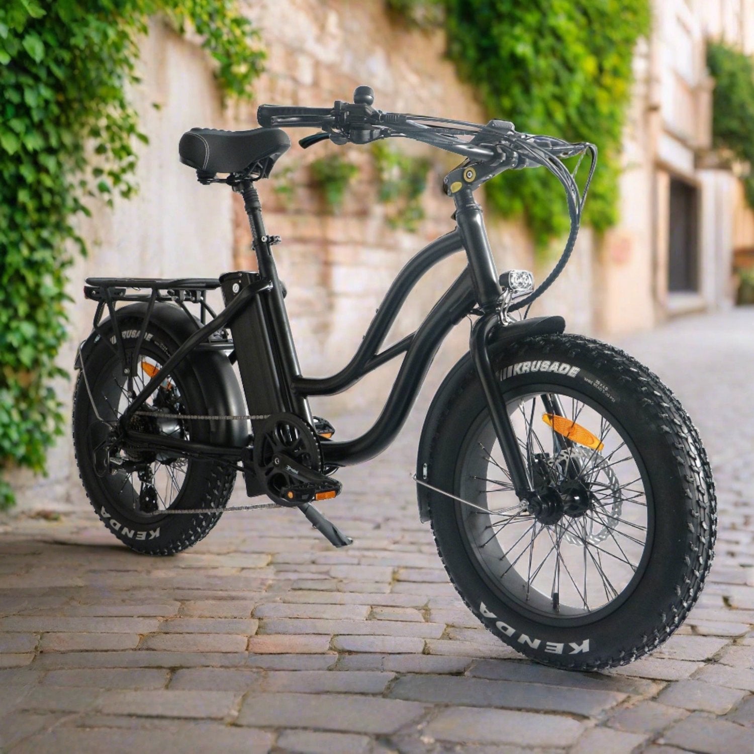 Coastal Cruiser Step-Thru Mini Electric Bike | 750W, 52V/17Ah, 20x4