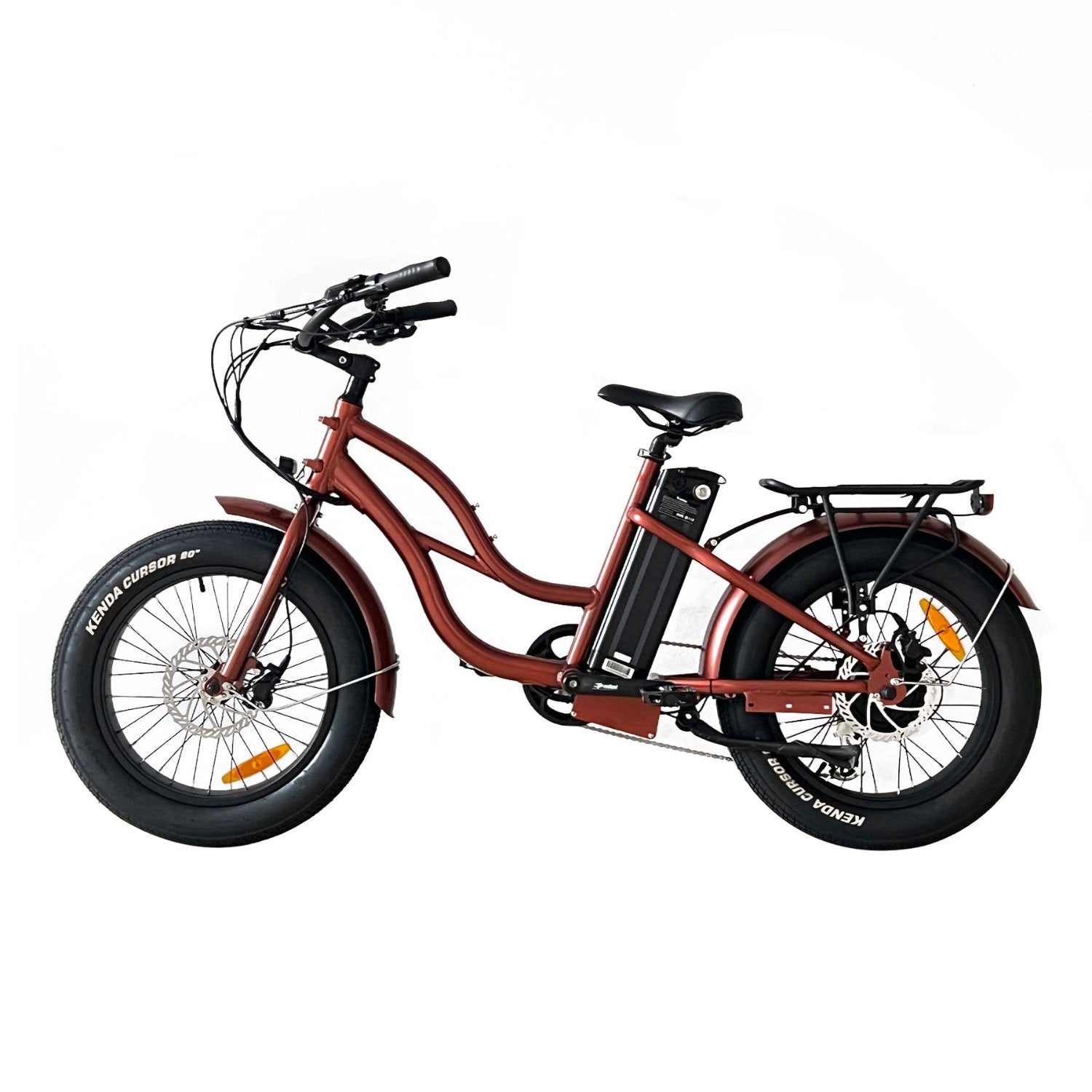 Coastal Cruiser Step-Thru Electric Bike | 750W, 52V/17Ah, 24x3