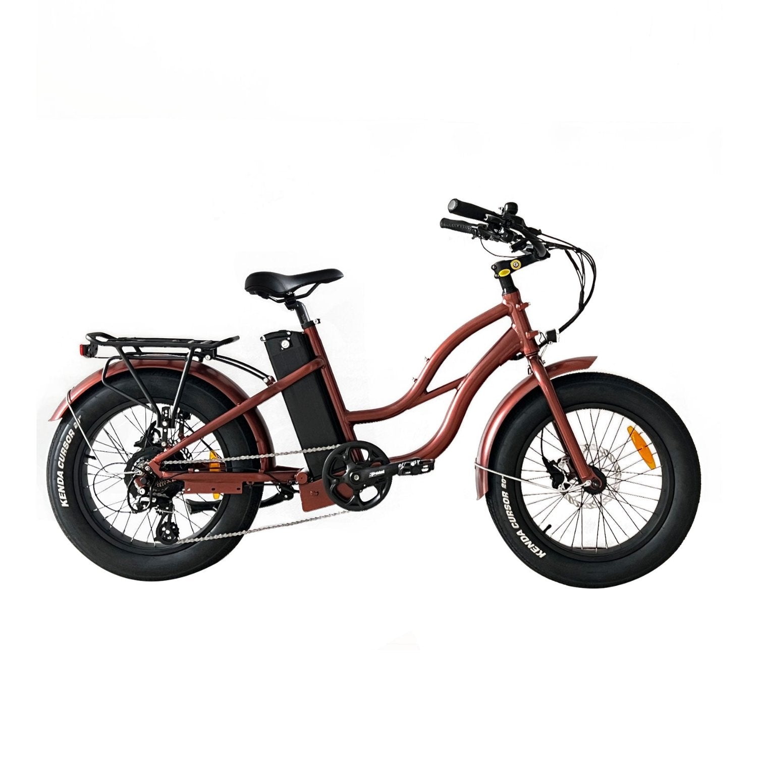 Coastal Cruiser Step-Thru Mini Electric Bike | 750W, 52V/17Ah, 20x4