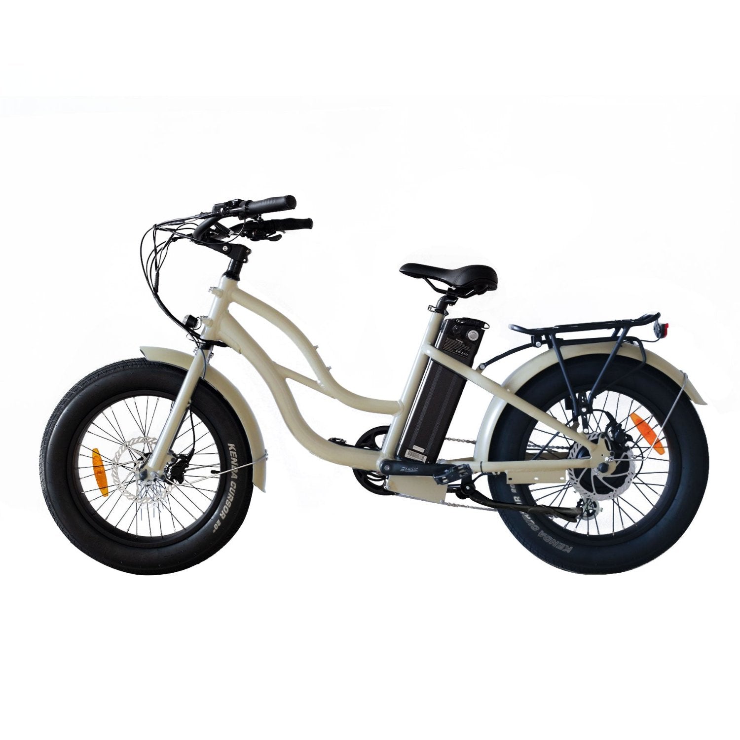 Coastal Cruiser Step-Thru Mini Electric Bike | 750W, 52V/17Ah, 20x4