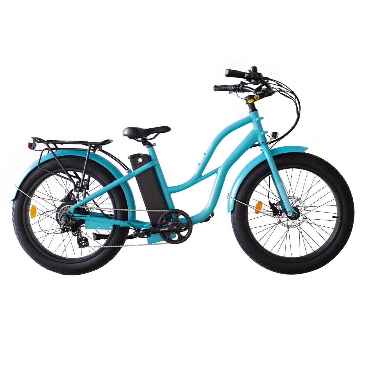 Coastal Cruiser Step-Thru Electric Bike | 750W, 52V/17Ah, 24x3