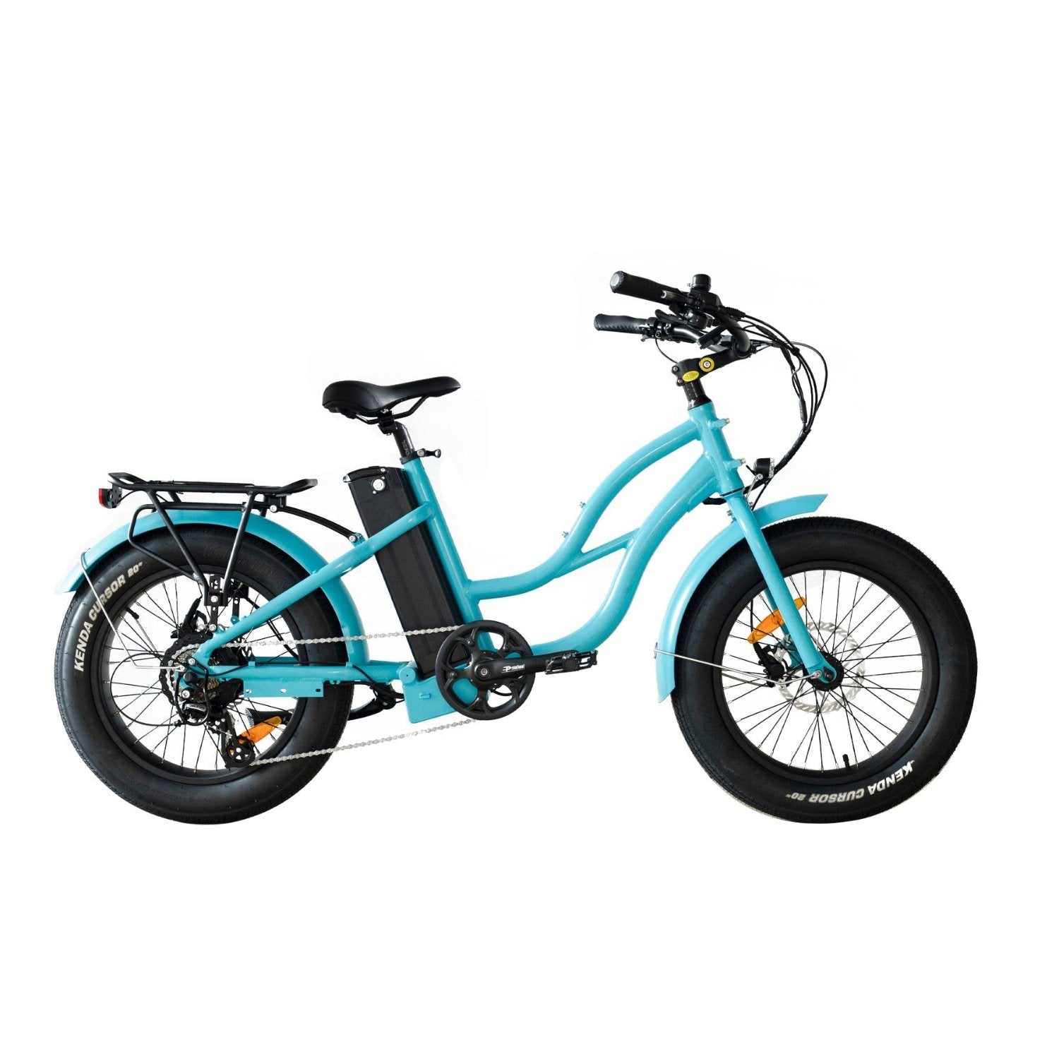 Coastal Cruiser Step-Thru Mini Electric Bike | 750W, 52V/17Ah, 20x4