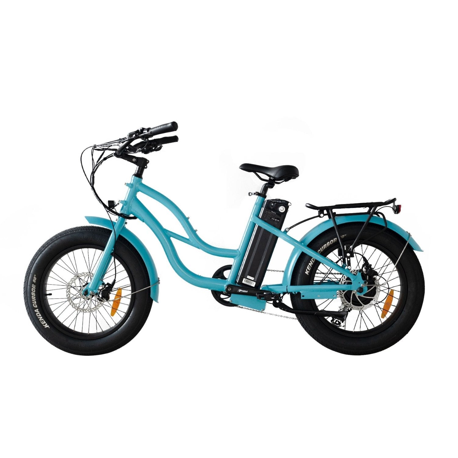 Coastal Cruiser Step-Thru Mini Electric Bike | 750W, 52V/17Ah, 20x4