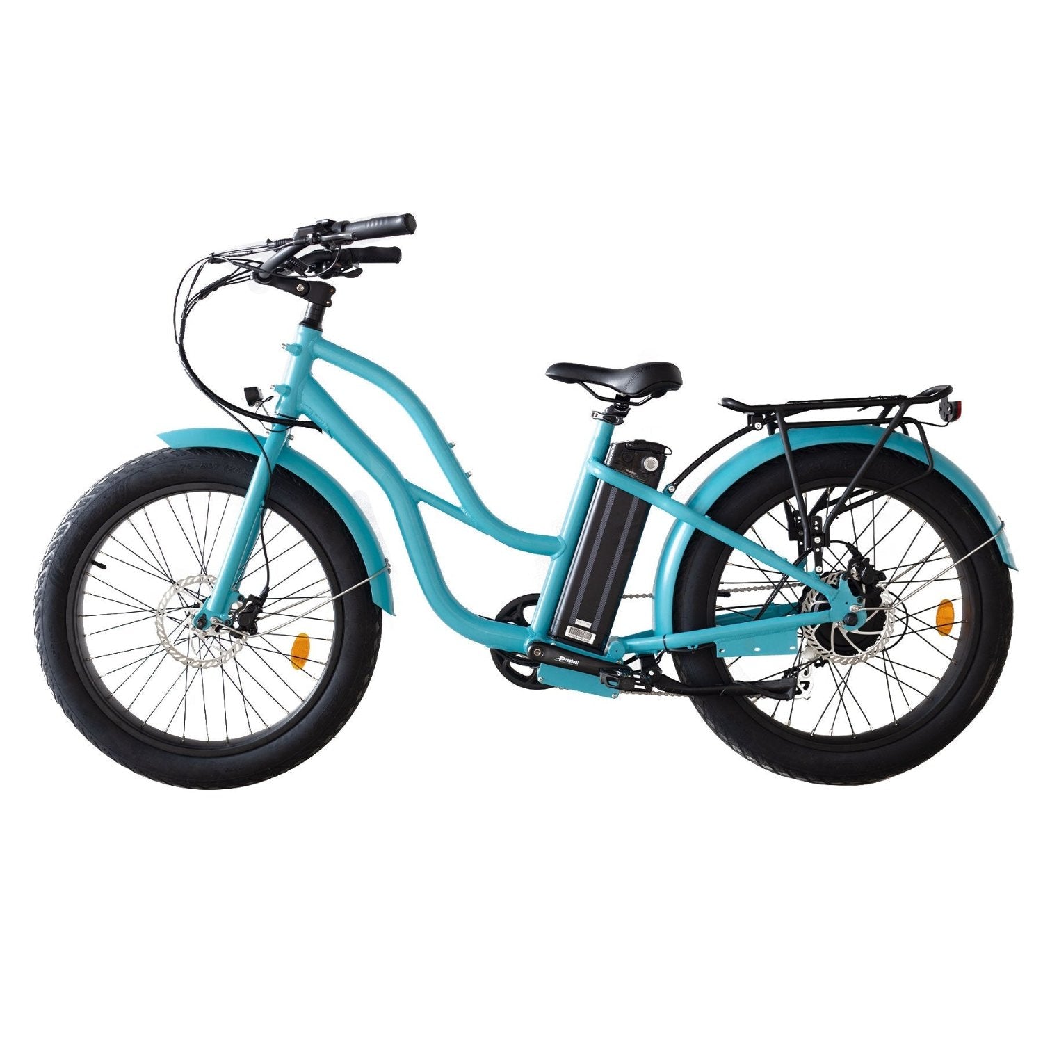 Coastal Cruiser Step-Thru Electric Bike | 750W, 52V/17Ah, 24x3