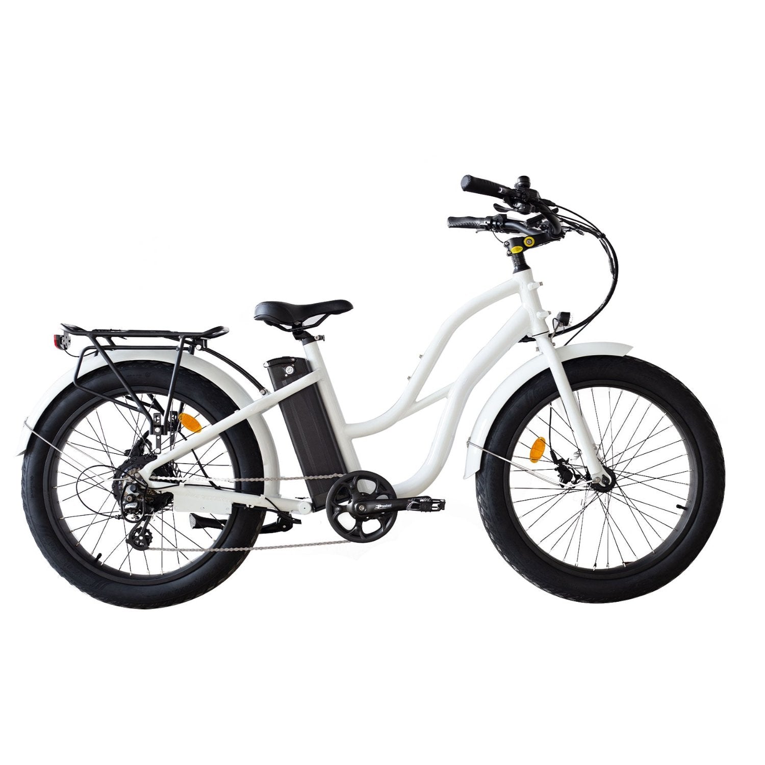 Coastal Cruiser Step-Thru Electric Bike | 750W, 52V/17Ah, 24x3